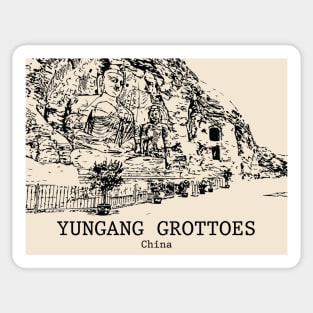 Yungang Grottoes - China Sticker
